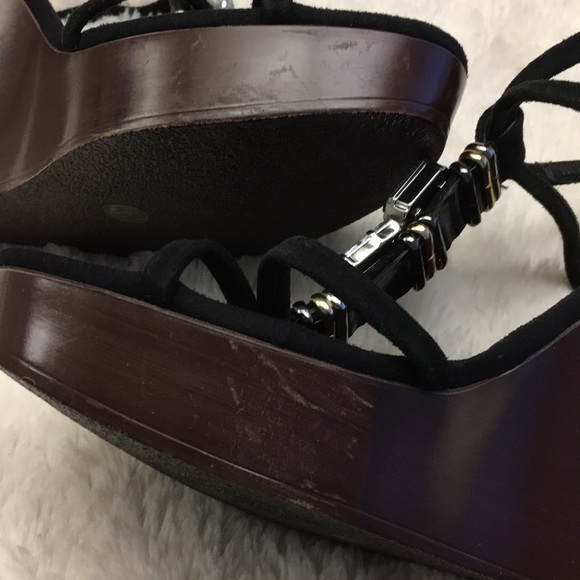 Fabulosity Wedge Sandal Heels  NWOT - Picture 7 of 7